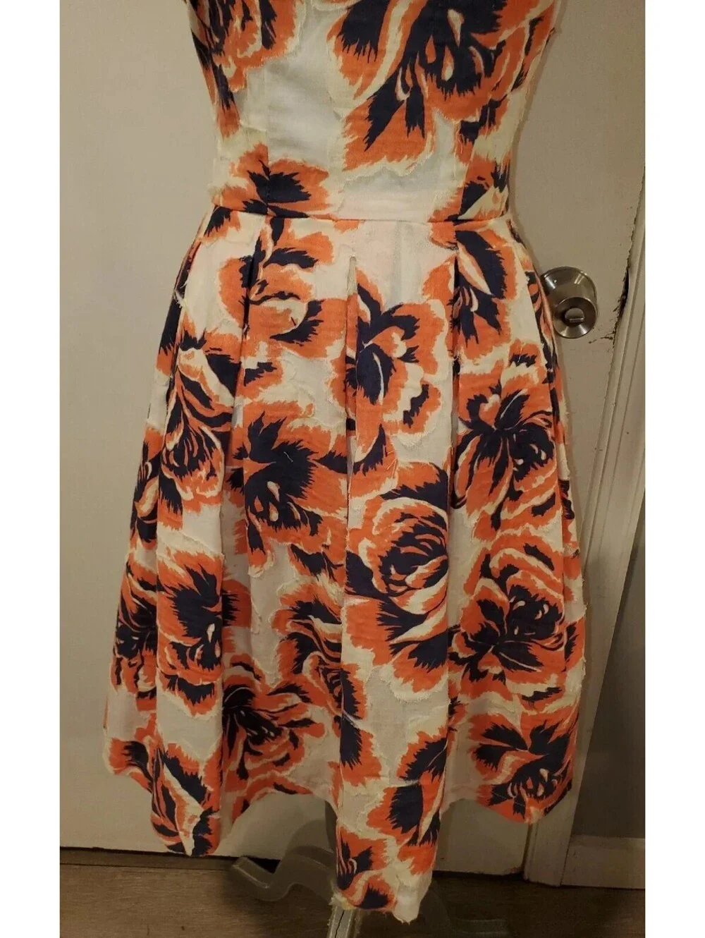 Anthropologie Porridge Size 4 Rosebloom Burnout Dress Floral